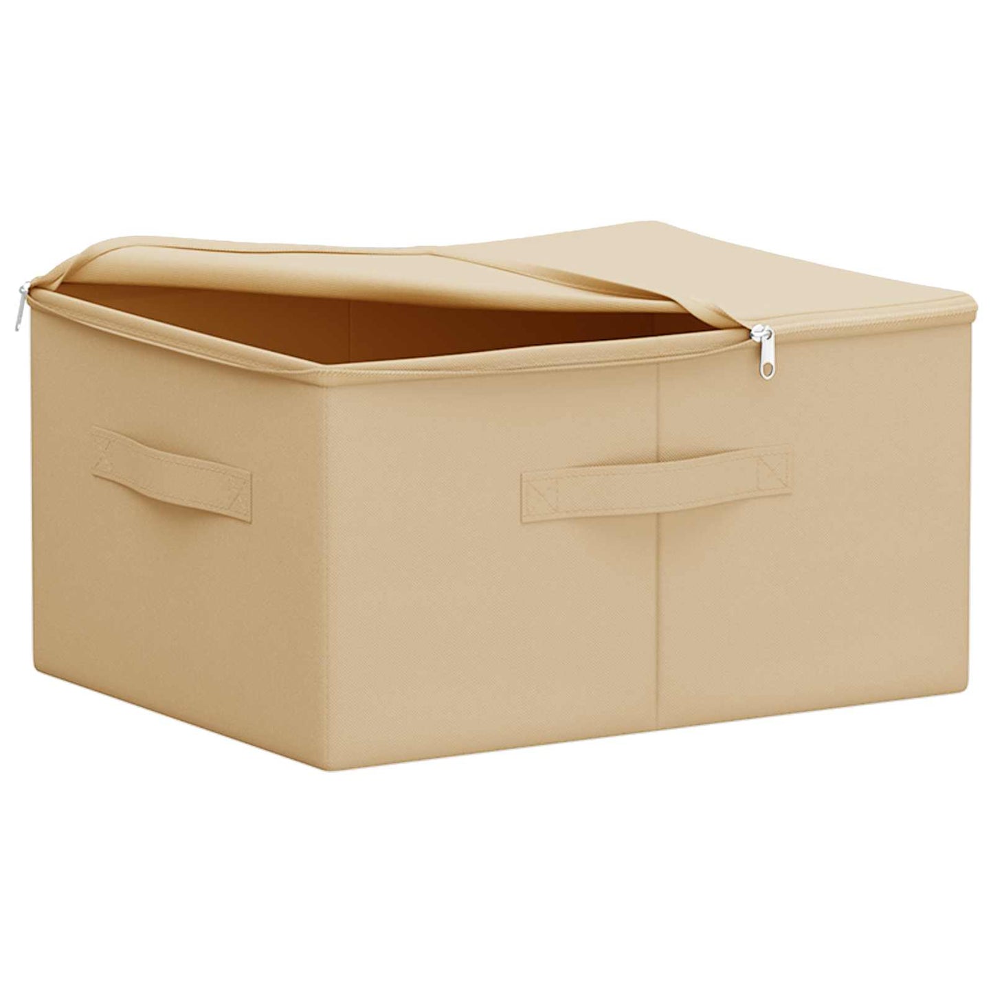 vidaXL Storage Box 6 pcs Cream 43 x 34 x 23 cm Non-woven fabric