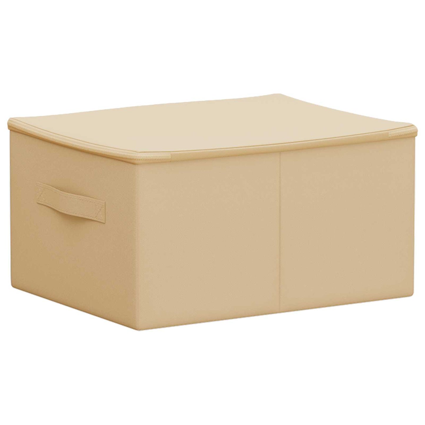 vidaXL Storage Box 24 pcs Cream 43 x 34 x 23 cm Non-woven fabric