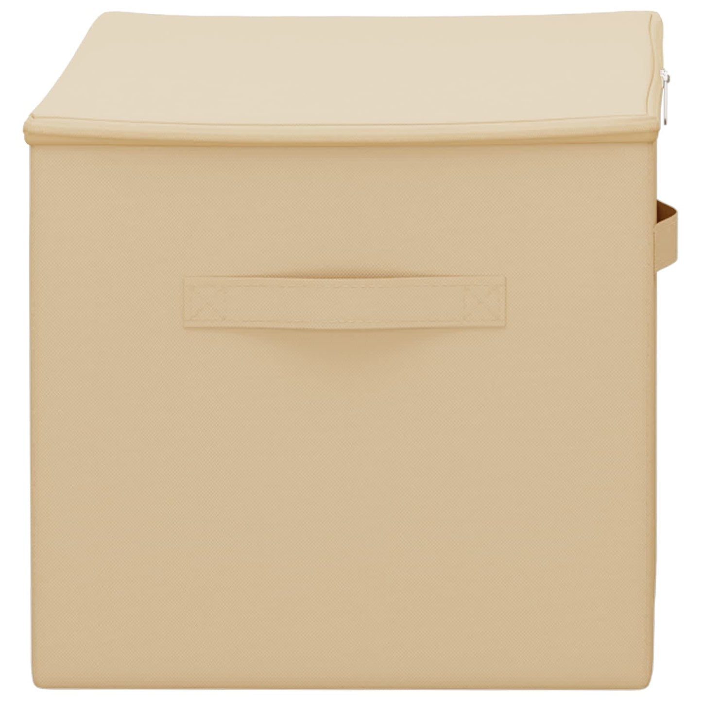 vidaXL Storage Box 6 pcs Cream 55 x 35 x 32 cm Non-woven fabric