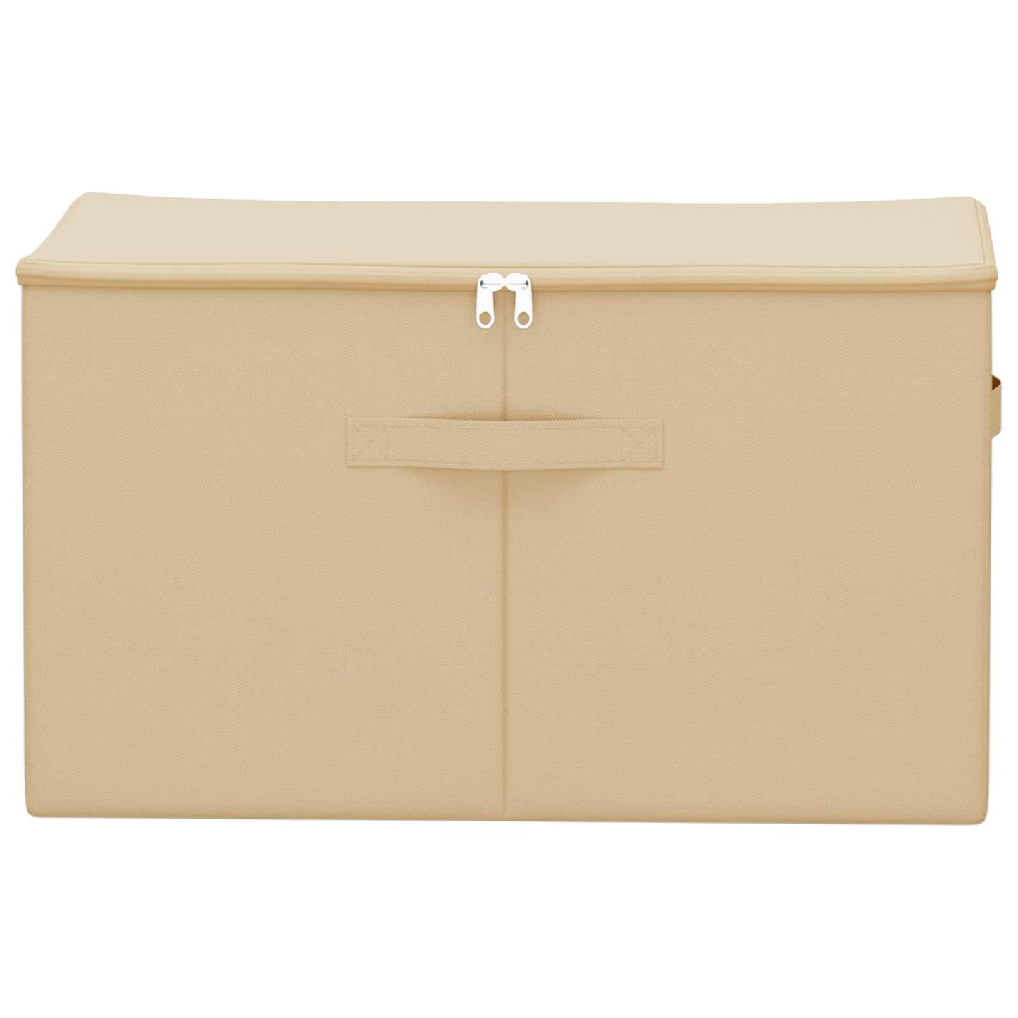 vidaXL Storage Box 24 pcs Cream 60 x 43 x 35 cm Non-woven fabric