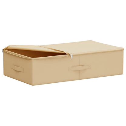 vidaXL Storage Box 6 pcs Cream 70 x 40 x 18 cm Non-woven fabric