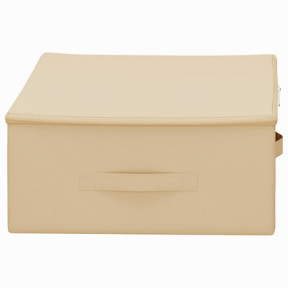 vidaXL Storage Box 6 pcs Cream 70 x 40 x 18 cm Non-woven fabric