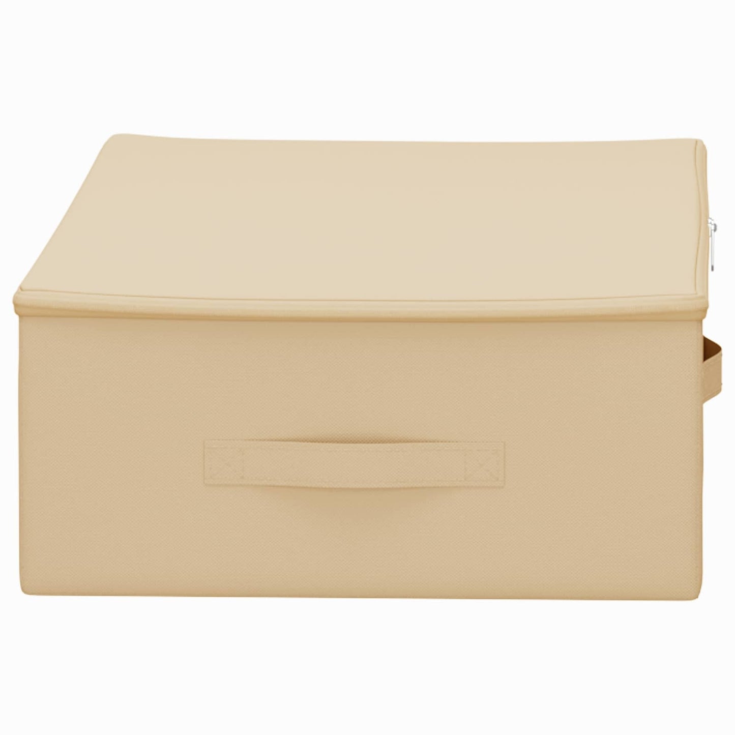 vidaXL Storage Box 24 pcs Cream 70 x 40 x 18 cm Non-woven fabric