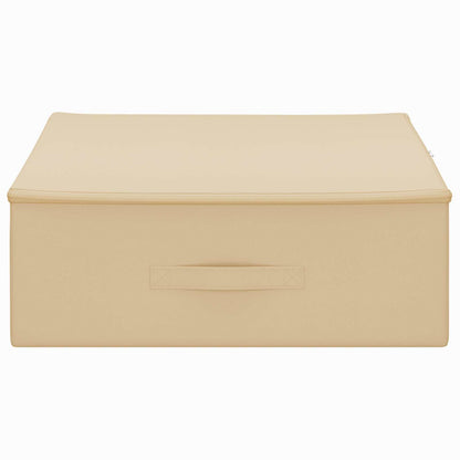 vidaXL Storage Box 6 pcs Cream 90 x 48 x 15 cm Non-woven fabric