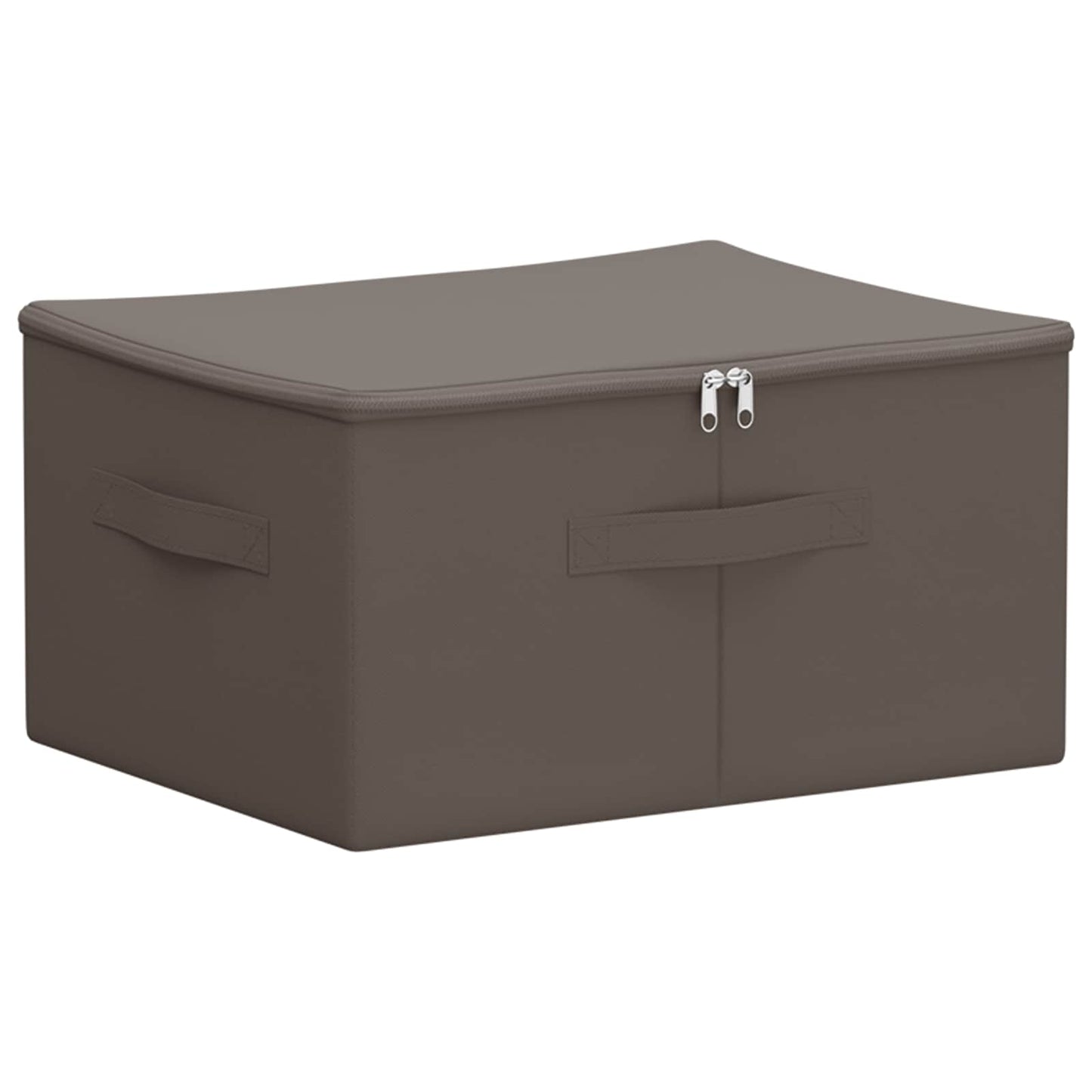 vidaXL Storage Box Grey 43 x 34 x 23 cm Non-woven fabric