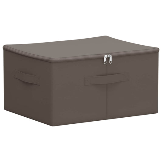 vidaXL Storage Box Grey 43 x 34 x 23 cm Non-woven fabric