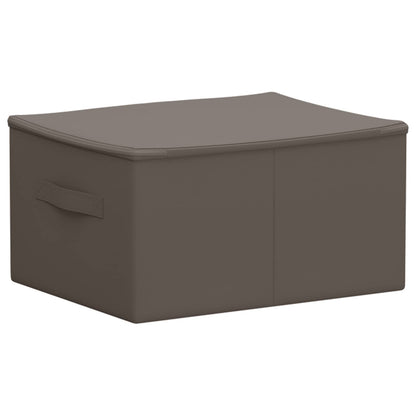 vidaXL Storage Box Grey 43 x 34 x 23 cm Non-woven fabric