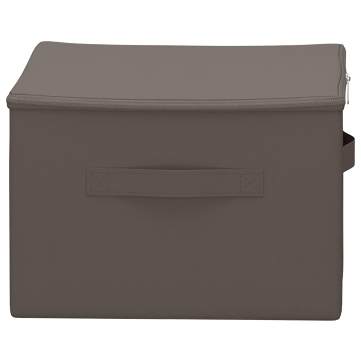 vidaXL Storage Box Grey 43 x 34 x 23 cm Non-woven fabric