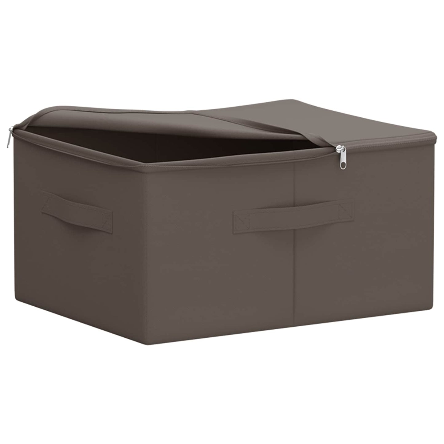 vidaXL Storage Box 6 pcs Grey 50 x 30 x 25 cm Non-woven fabric