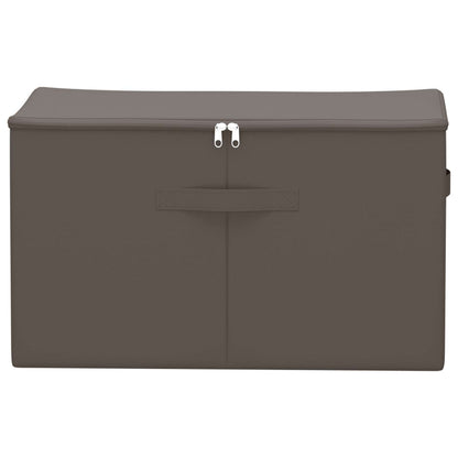 vidaXL Storage Box 2 pcs Grey 55 x 35 x 32 cm Non-woven fabric