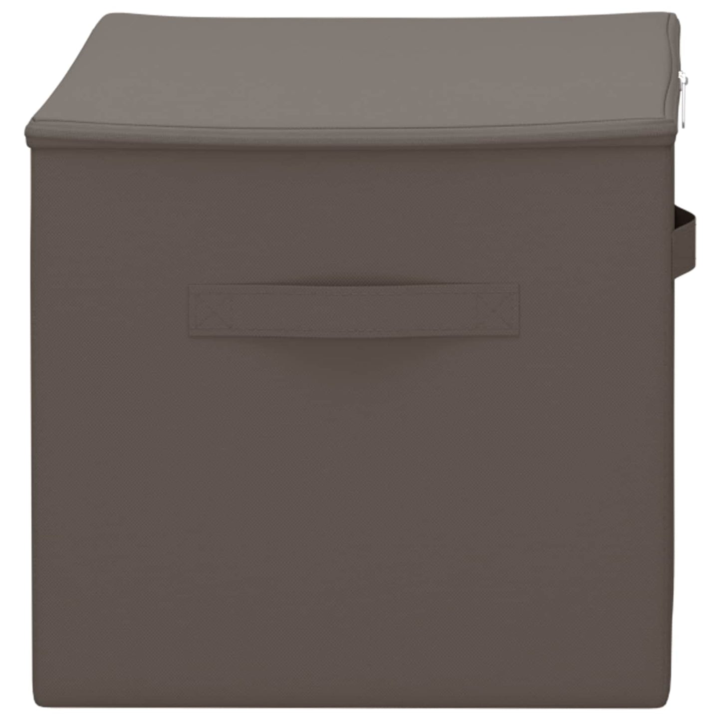 vidaXL Storage Box 2 pcs Grey 55 x 35 x 32 cm Non-woven fabric