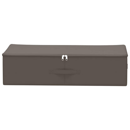 vidaXL Storage Box 6 pcs Grey 70 x 40 x 18 cm Non-woven fabric