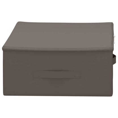 vidaXL Storage Box 6 pcs Grey 70 x 40 x 18 cm Non-woven fabric