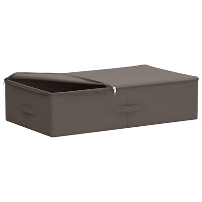vidaXL Storage Box 24 pcs Grey 70 x 40 x 18 cm Non-woven fabric