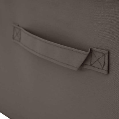vidaXL Storage Box 6 pcs Grey 100 x 50 x 18 cm Non-woven fabric