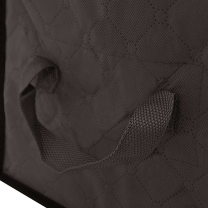 vidaXL Storage Box with Transparent Side Window 2 pcs Anthracite