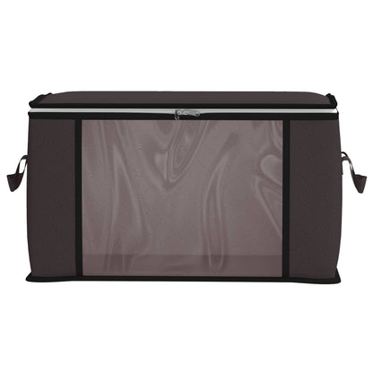 vidaXL Storage Box with Transparent Side Window Anthracite