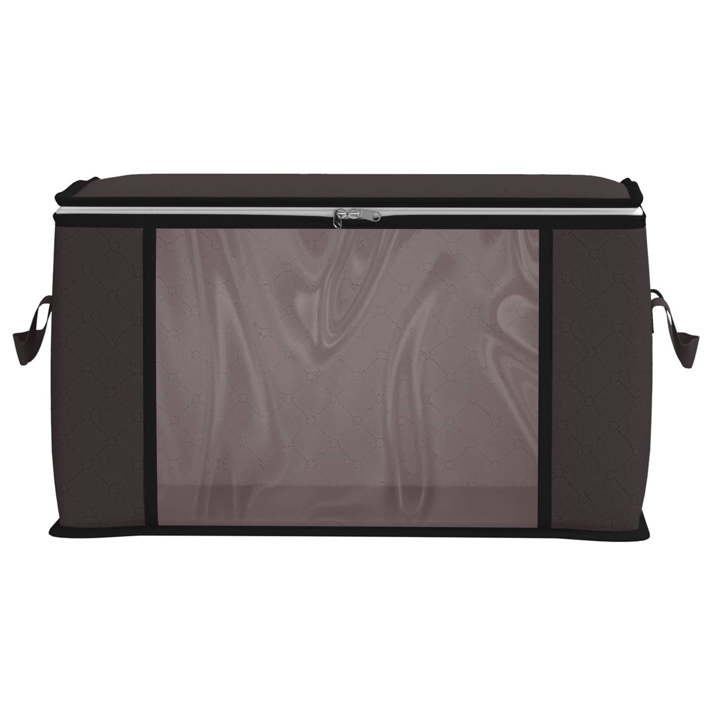 vidaXL Storage Box with Transparent Side Window 6 pcs Anthracite