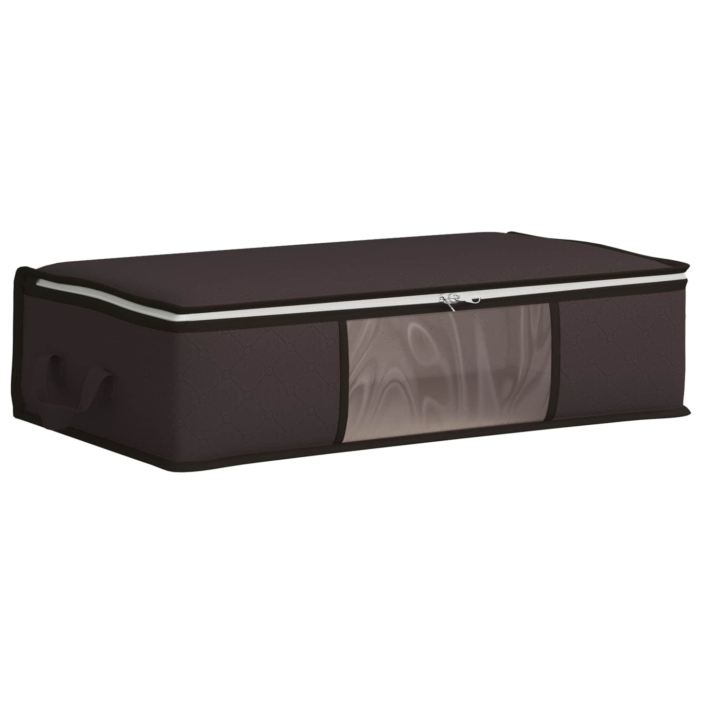 vidaXL Storage Box with Transparent Side Window Anthracite