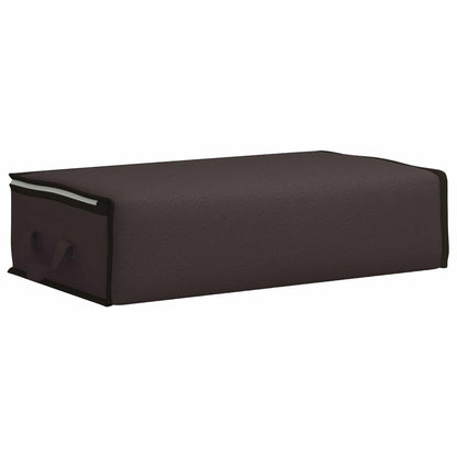 vidaXL Storage Box with Transparent Side Window 2 pcs Anthracite