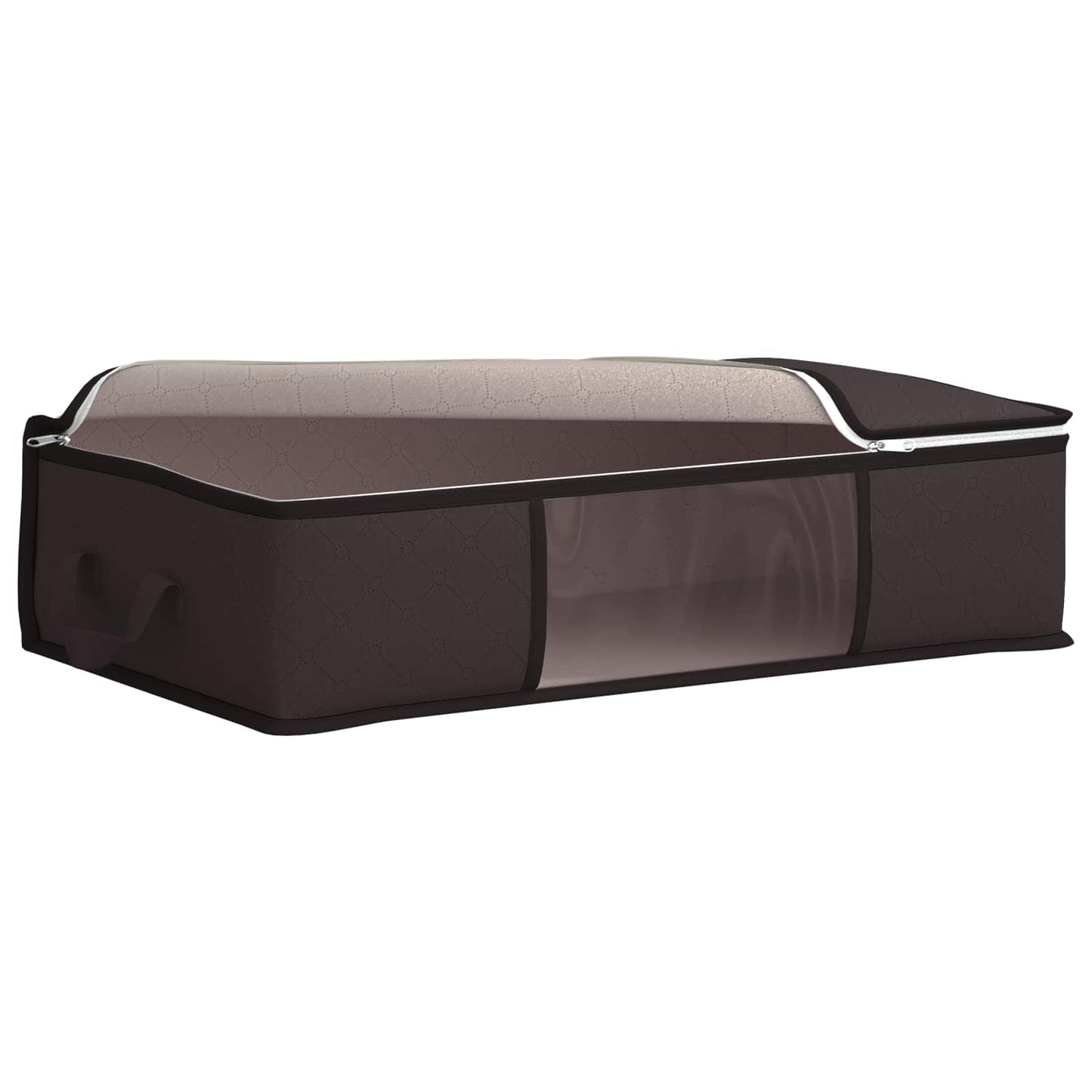 vidaXL Storage Box with Transparent Side Window 6 pcs Anthracite