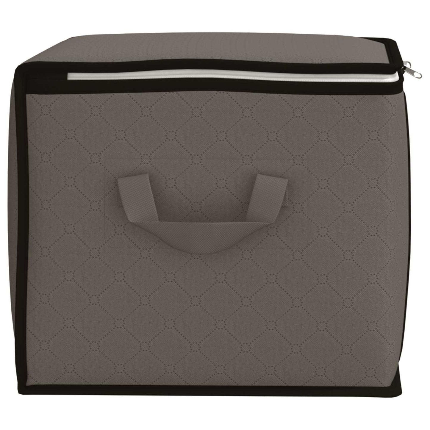 vidaXL Storage Box with Transparent Side Window 2 pcs Grey