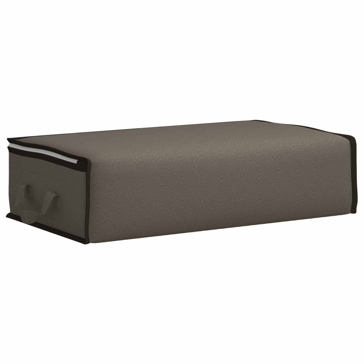 vidaXL Storage Box with Transparent Side Window 2 pcs Grey