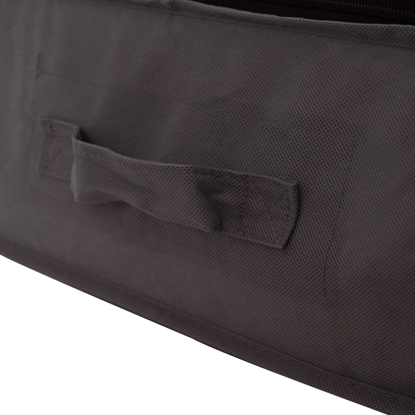 vidaXL Storage Box with Transparent Top Window 2 pcs Anthracite