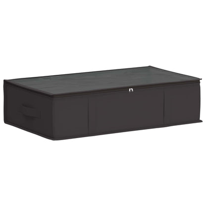 vidaXL Storage Box with Transparent Top Window Anthracite
