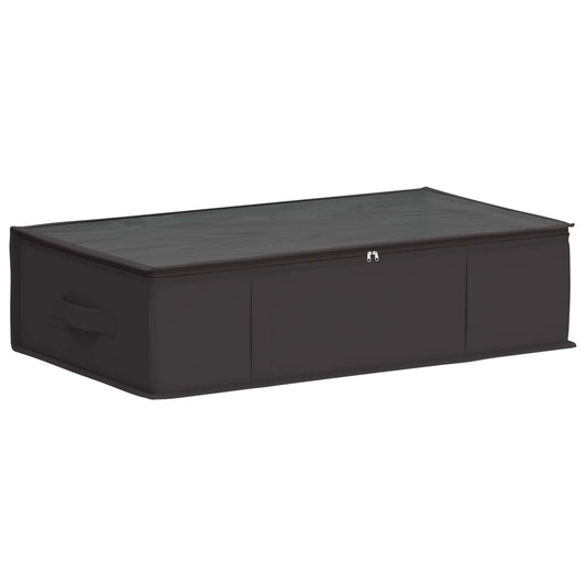 vidaXL Storage Box with Transparent Top Window Anthracite