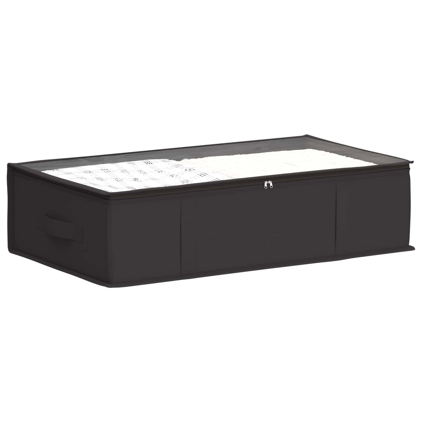 vidaXL Storage Box with Transparent Top Window Anthracite