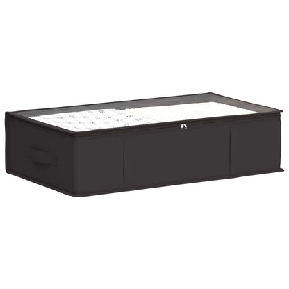 vidaXL Storage Box with Transparent Top Window Anthracite