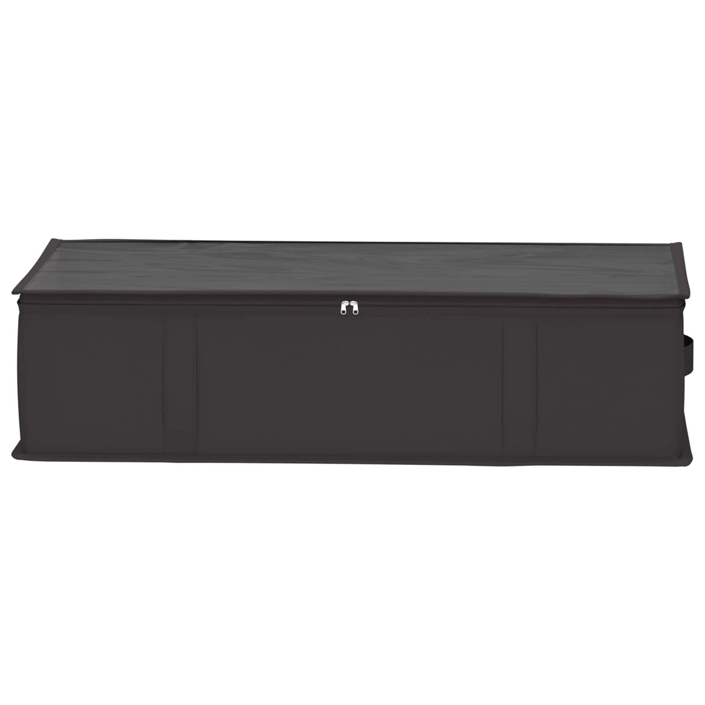 vidaXL Storage Box with Transparent Top Window 6 pcs Anthracite