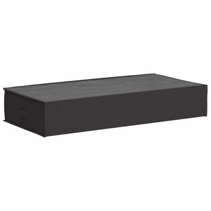 vidaXL Storage Box with Transparent Top Window Anthracite