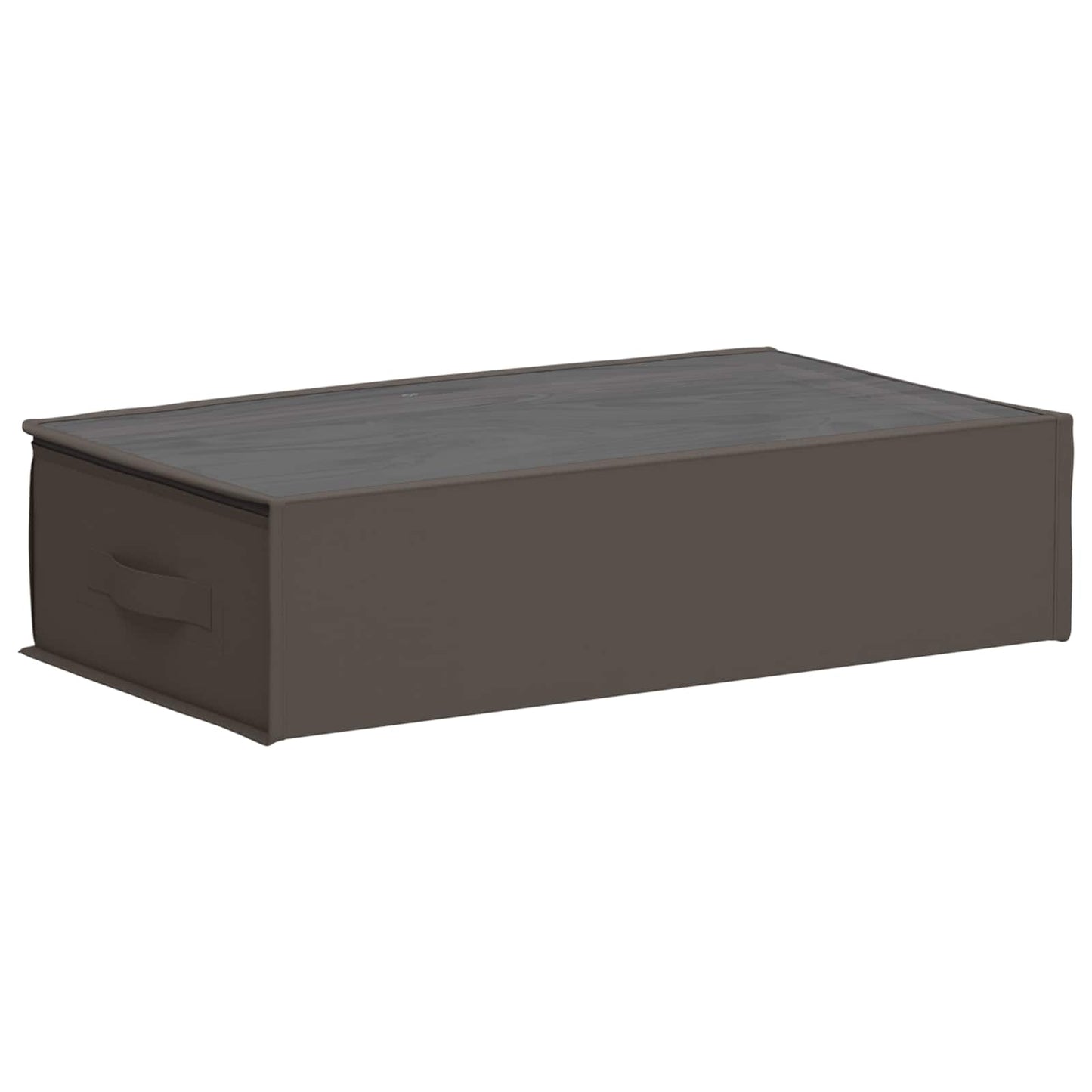 vidaXL Storage Box with Transparent Top Window 6 pcs Grey
