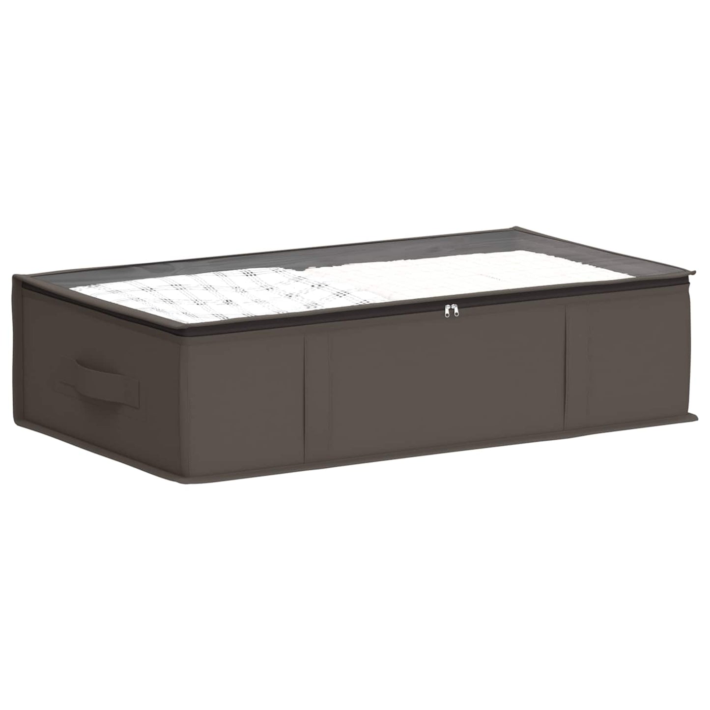 vidaXL Storage Box with Transparent Top Window 6 pcs Grey
