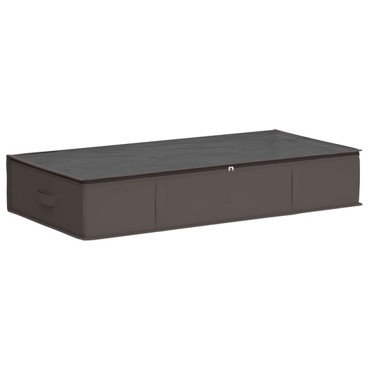 vidaXL Storage Box with Transparent Top Window Grey 100 x 50 x 18 cm