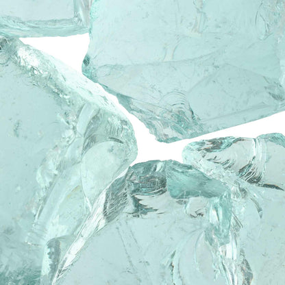 vidaXL Garden Stones Turquoise 12 cm Glass