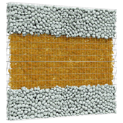 vidaXL Garden Stones Brown 12 cm Glass