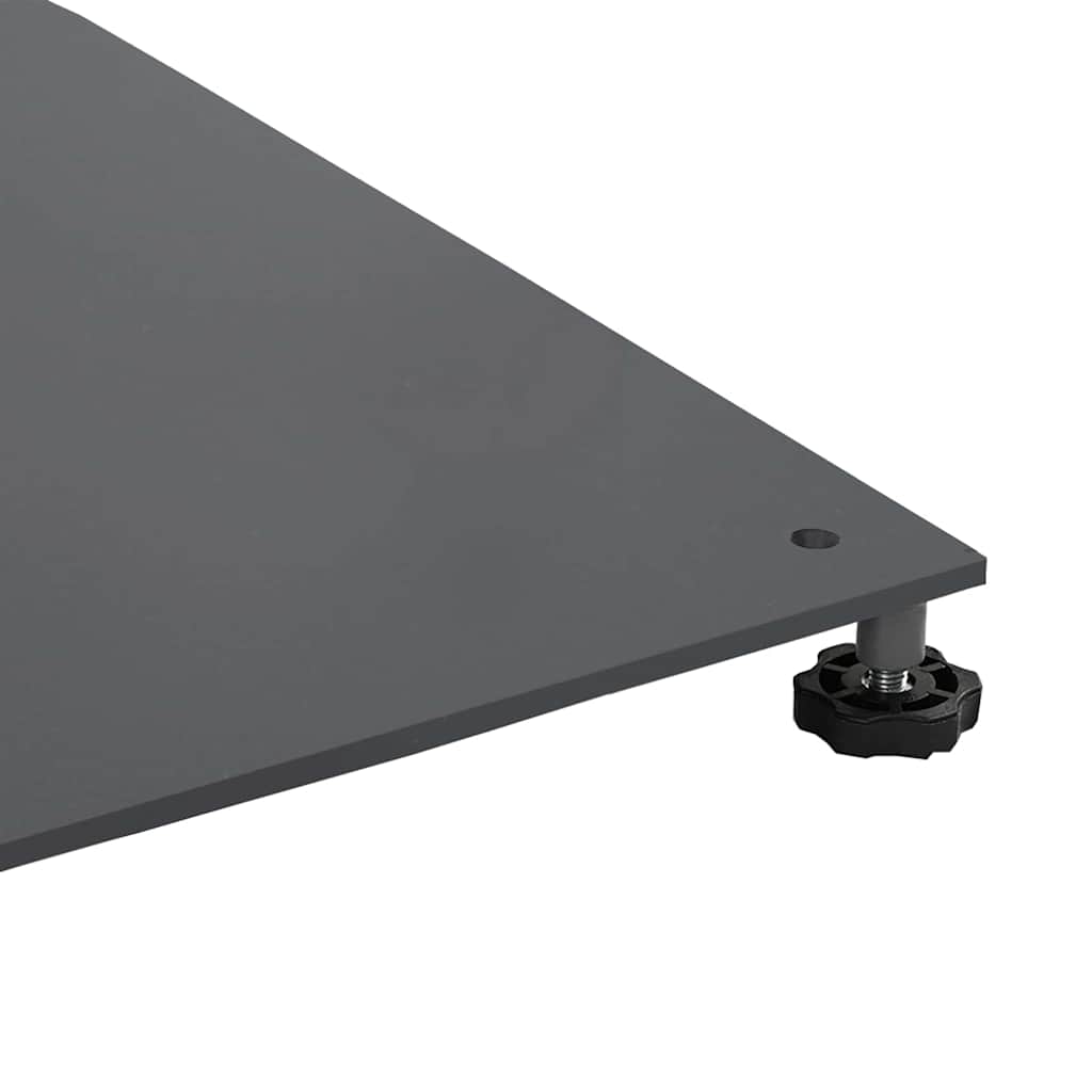 vidaXL Parasol Base Dark grey 100 x 100 x 4 cm Steel