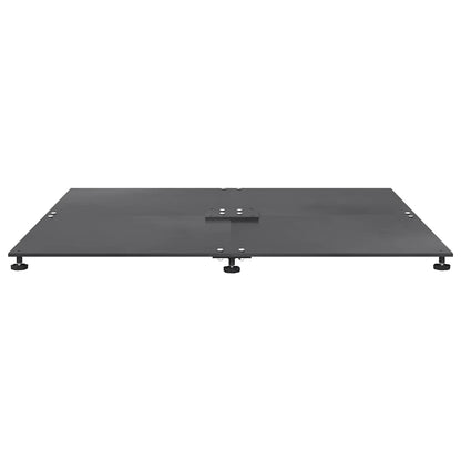 vidaXL Parasol Base Dark grey 100 x 100 x 4 cm Steel