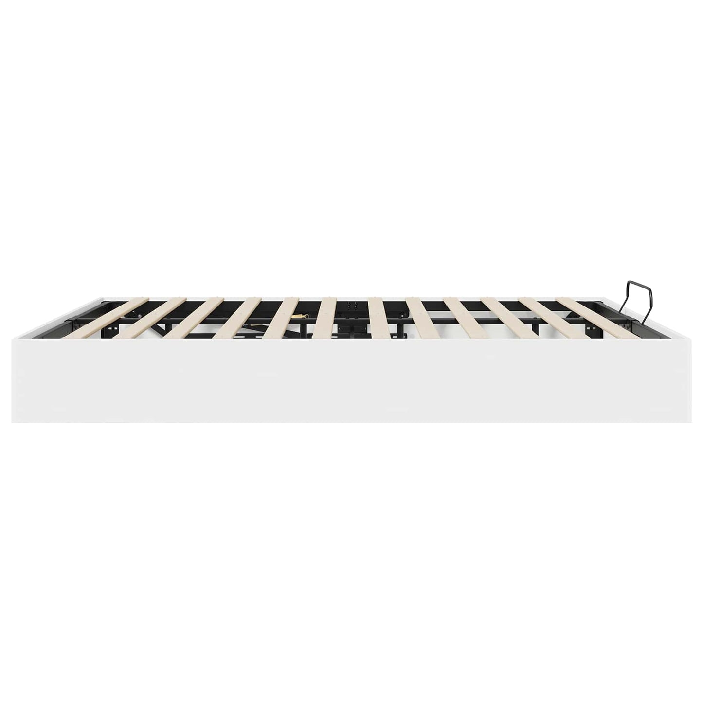 vidaXL Ottoman Bed Frame White 203 x 180 x 25 cm Engineered Wood