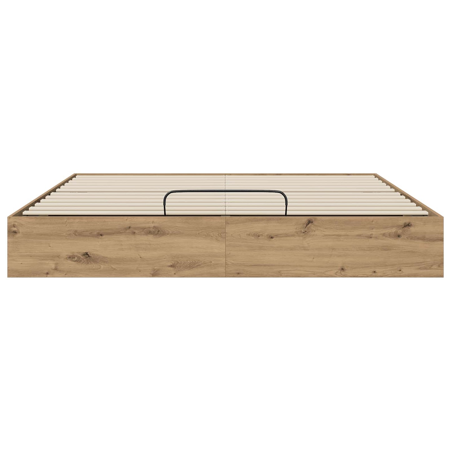 vidaXL Ottoman Bed Frame with Storage Artisian Oak 203 x 180 x 25 cm