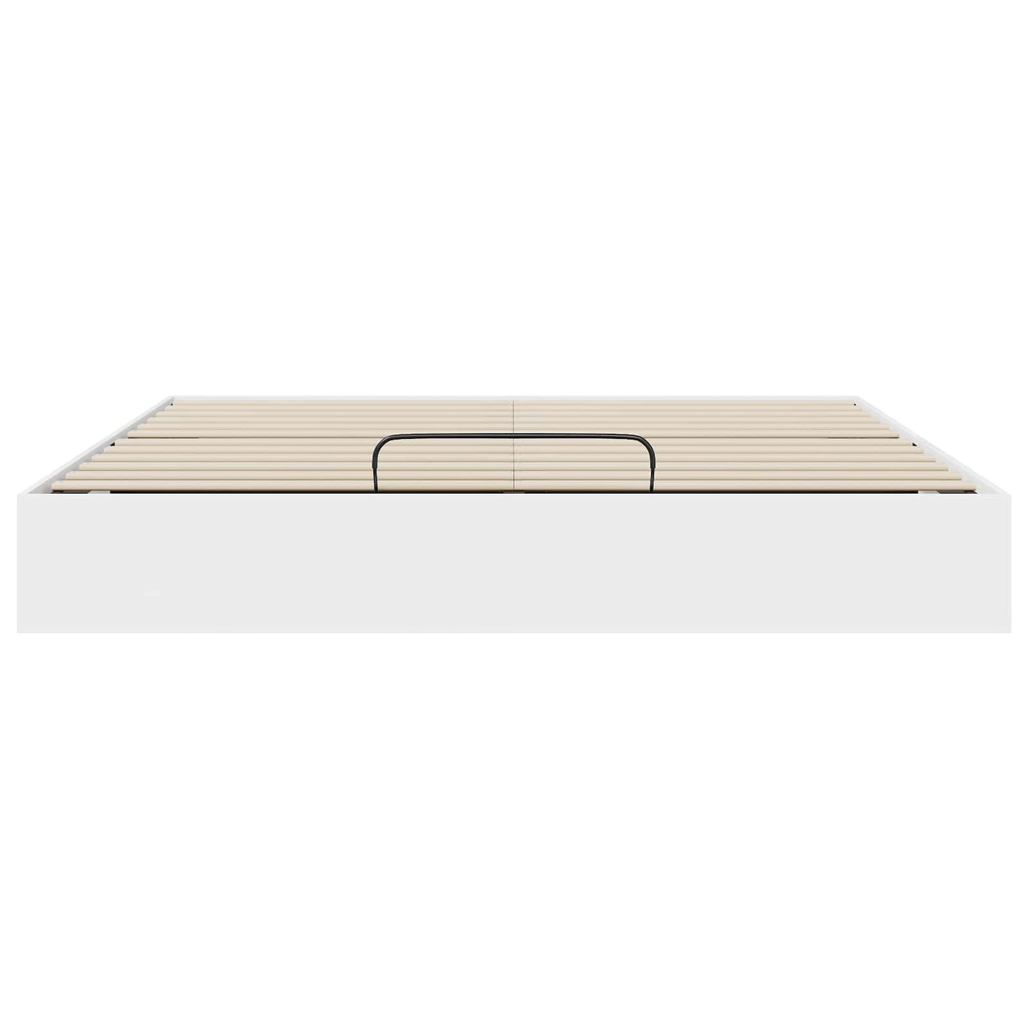 vidaXL Ottoman Bed Frame White 203 x 160 x 25 cm Engineered Wood