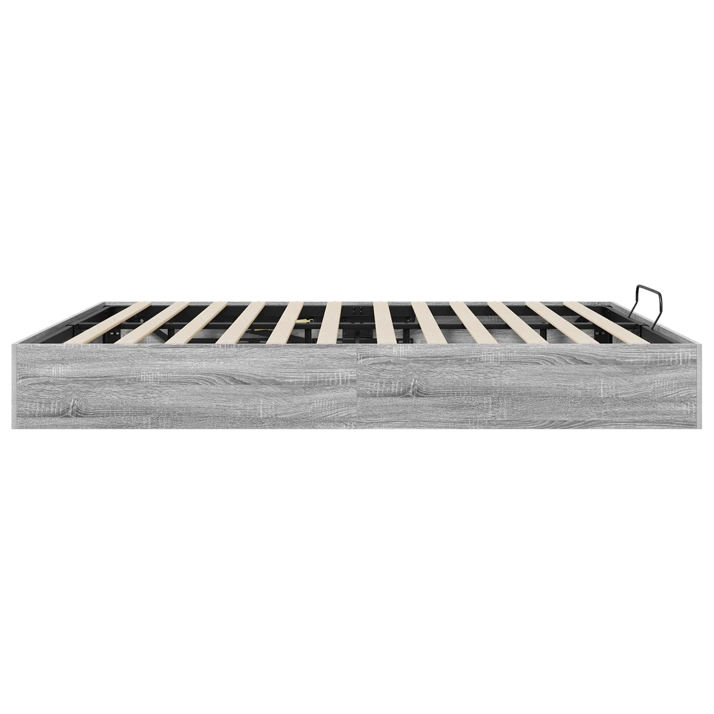 vidaXL Ottoman Bed Frame Grey Sonoma 203 x 160 x 25 cm Engineered Wood