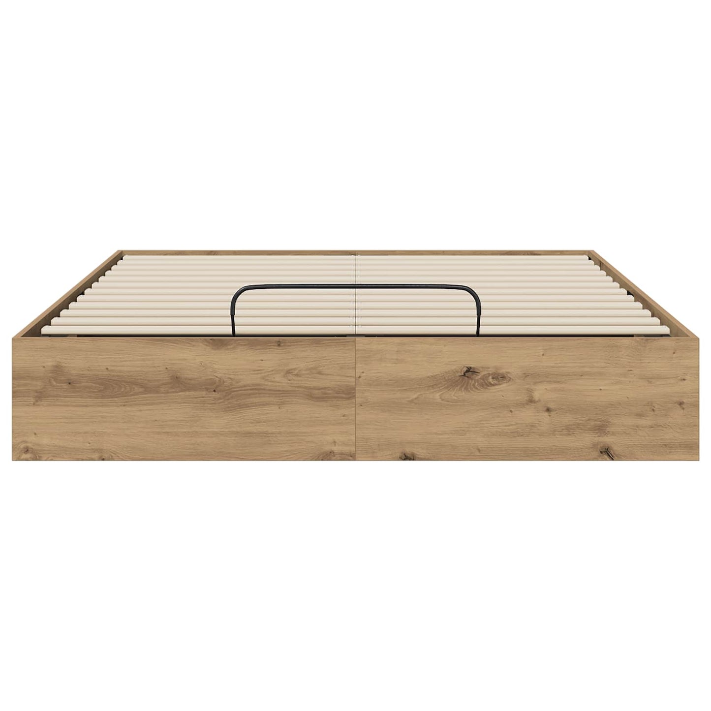 vidaXL Ottoman Bed Frame Artisan Oak 203 x 140 x 25 cm Engineered Wood