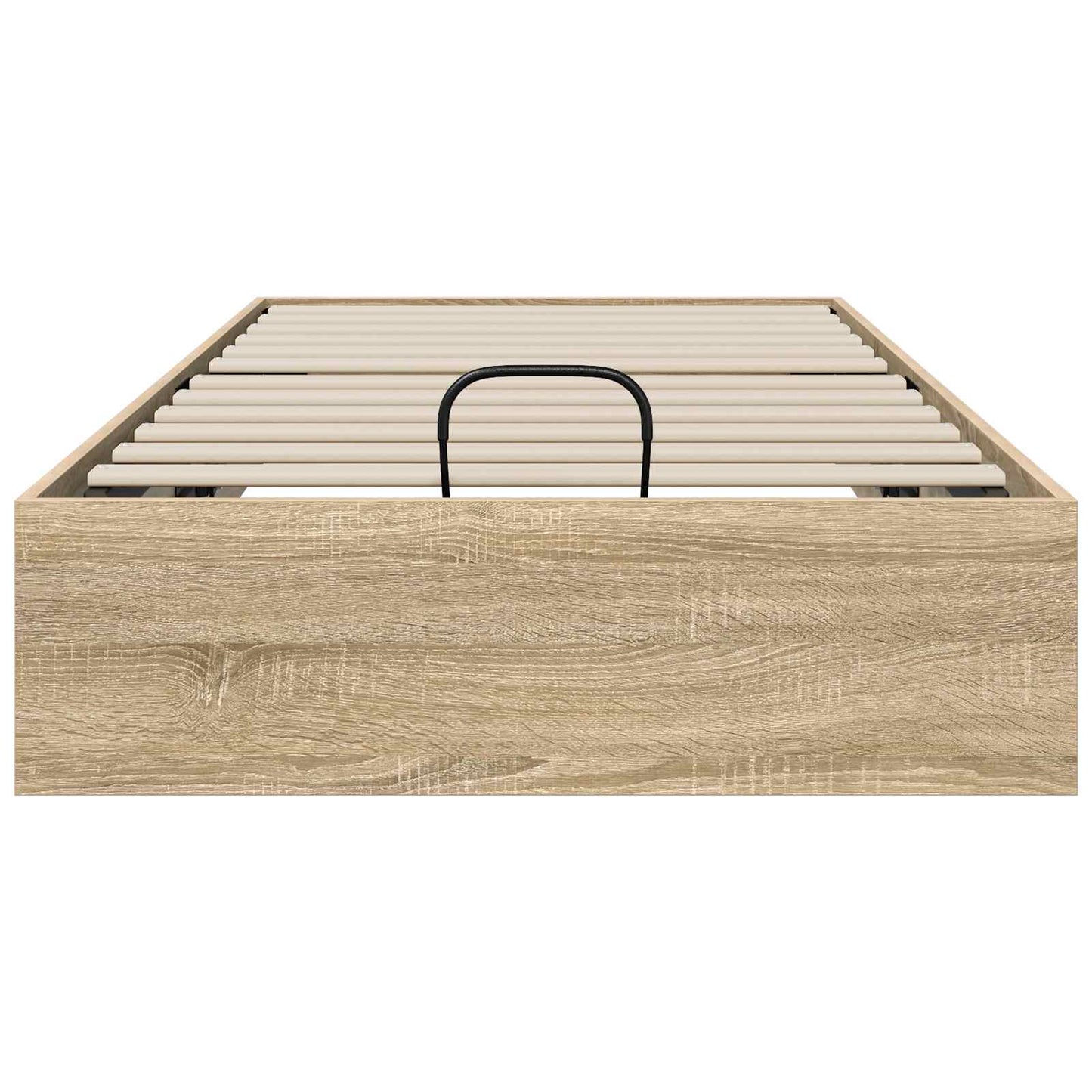 vidaXL Ottoman Bed Frame Sonoma Oak 203 x 80.5 x 25 cm Engineered Wood