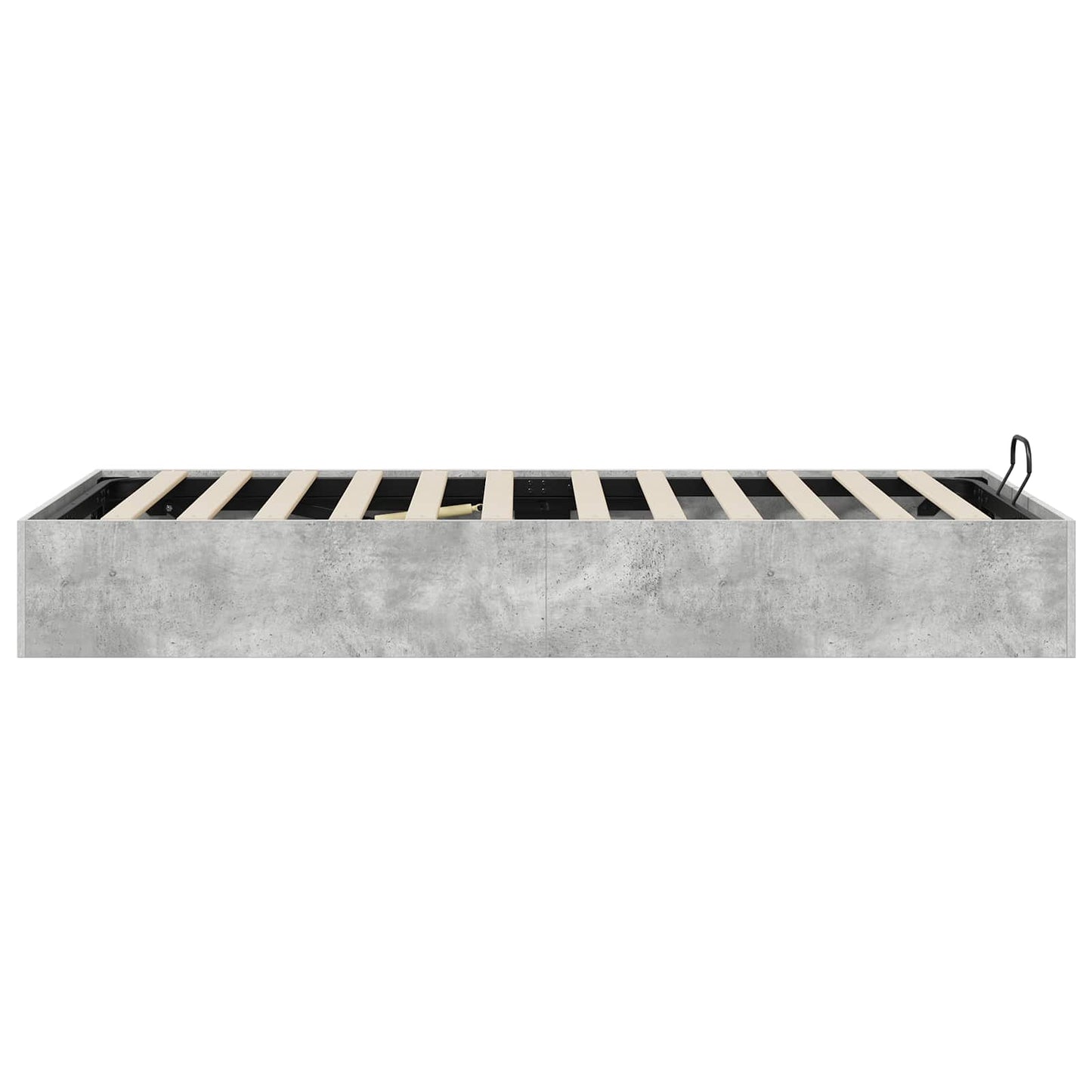 vidaXL Ottoman Bed Frame Concrete Grey 80.5 x 200 cm Engineered Wood
