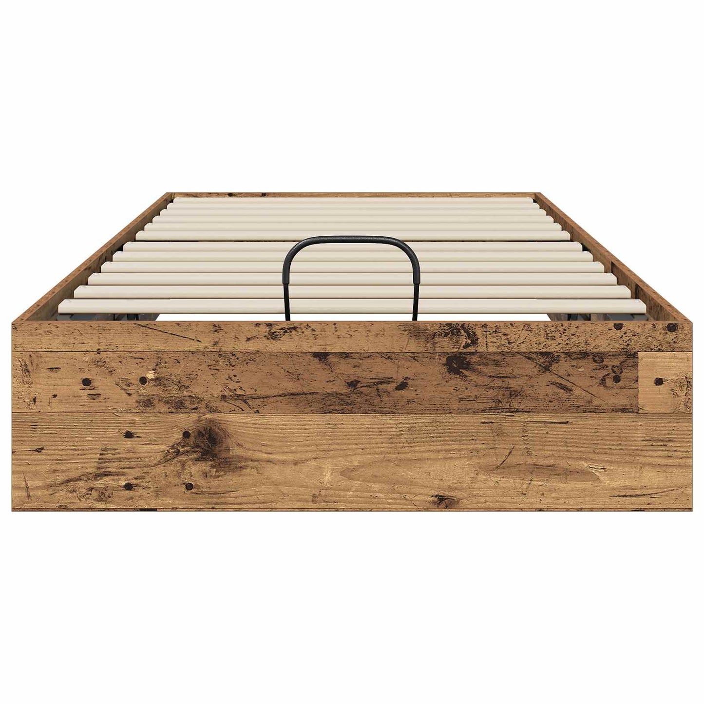 vidaXL Ottoman Bed Frame Old Wood 80.5 x 200 cm Engineered Wood
