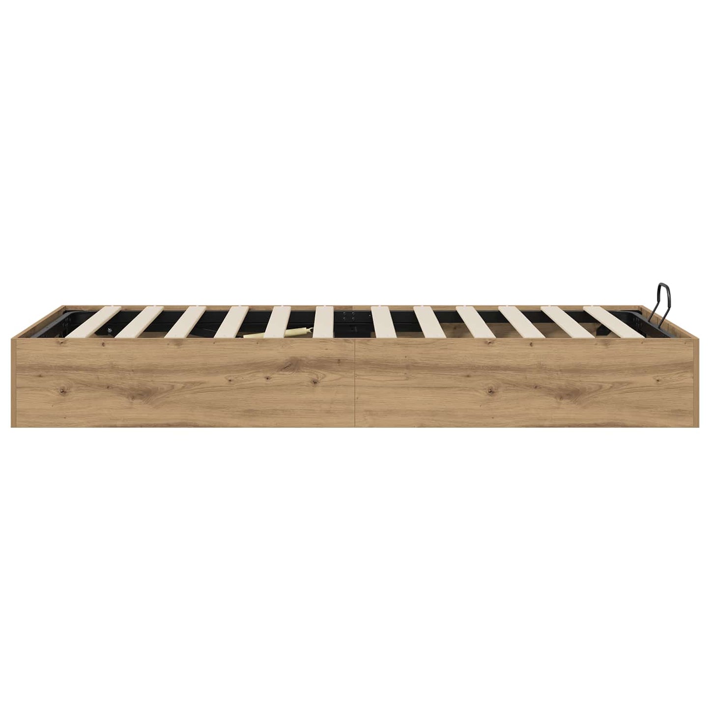 vidaXL Ottoman Bed Frame Artisan Oak 80.5 x 200 cm Engineered Wood